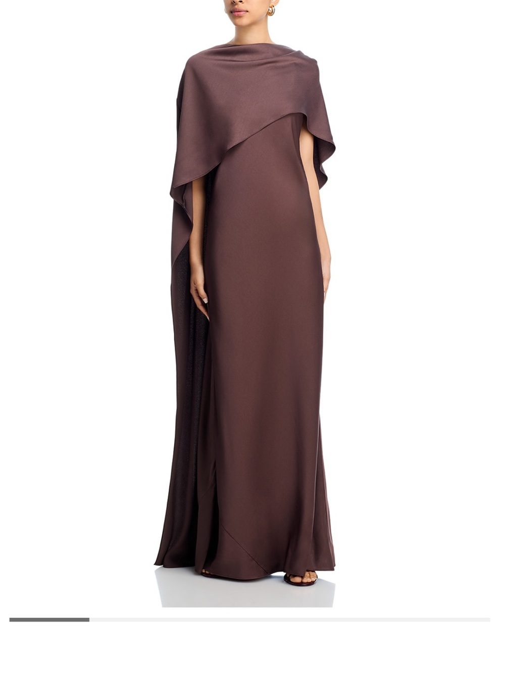 Simkhai Izel Cape Gown in Brown Size 00